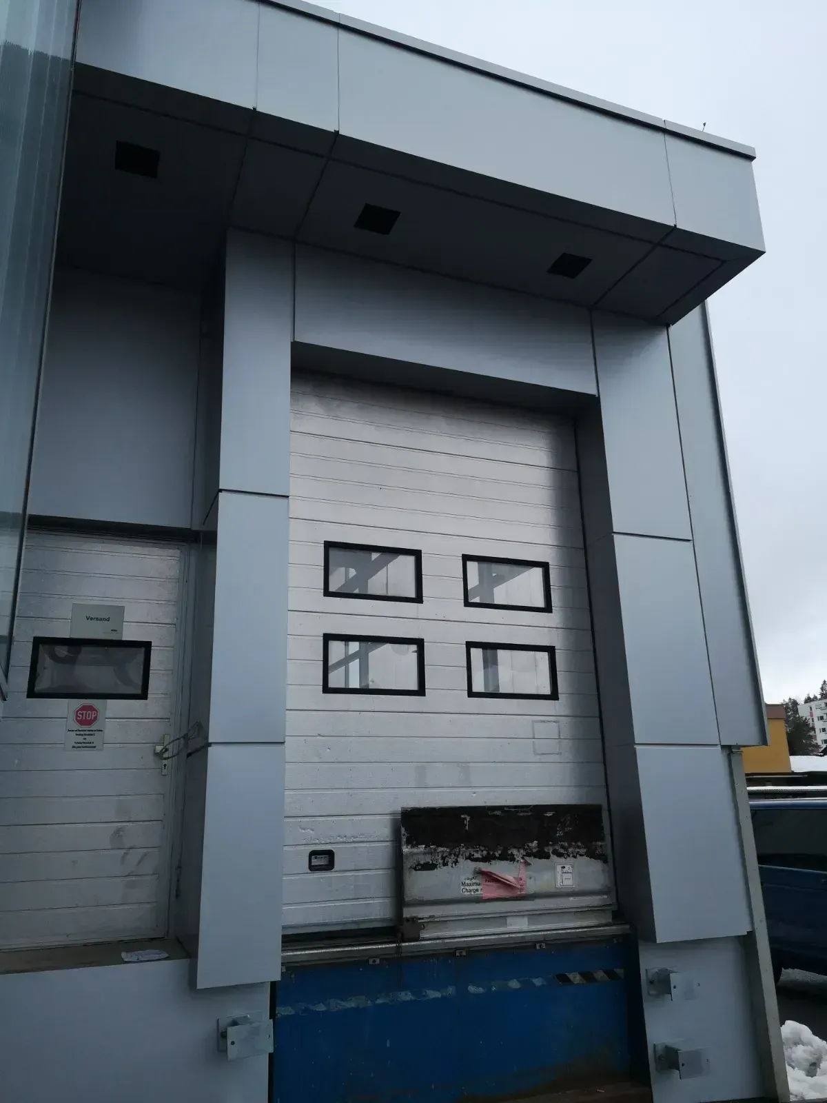 Metallverkleidung für Gewerbe